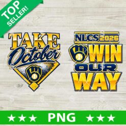 Milwaukee Brewers Take October PNG bundle baseball digital download design