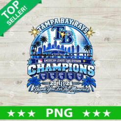 Tampa Bay Rays Champions PNG Digital Sublimation Design